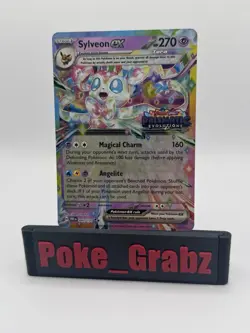 Pokemon TCG Prismatic Evolutions Sylveon ex #041/131 Stamped Promo NM 041/131 - Image 1