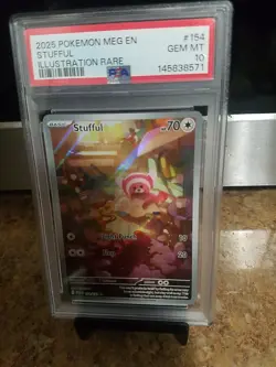 2025 Pokemon Meg En Stufful Illustration Rare Psa 10 - Image 2