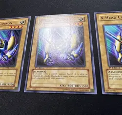 Yu-Gi-Oh! X-Head Cannon DPKB-EN007 Common 1st Edition VLP x1 & NM/M x2 Cheap Set - Image 4