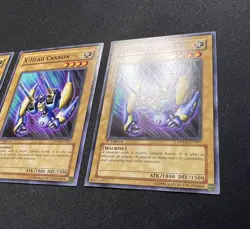 Yu-Gi-Oh! X-Head Cannon DPKB-EN007 Common 1st Edition VLP x1 & NM/M x2 Cheap Set - Image 5