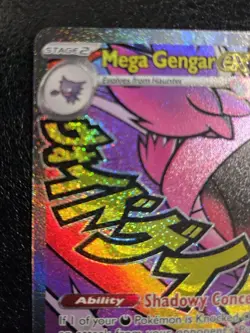 Pokemon Mega Gengar EX Full Art Holo Secret Rare 269/217 ASC 350 HP Stage 2 - Image 2