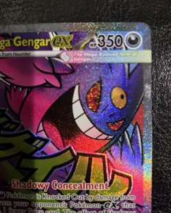 Pokemon Mega Gengar EX Full Art Holo Secret Rare 269/217 ASC 350 HP Stage 2 - Image 3