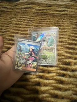 Pokemon TCG Dawn SIR Full Art Trainer 129/094 ME02: Phantasmal Flames NM Bundle - Image 1