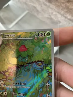 Pokemon TCG Ivysaur Scarlet Violet-151 Holo Card 167/165 IR English - Image 2