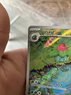 Pokemon TCG Ivysaur Scarlet Violet-151 Holo Card 167/165 IR English - Image 3