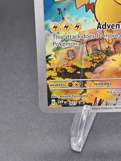 Pokemon TCG SV: Scarlet & Violet Promo Cards #027 Pikachu NM - Image 5