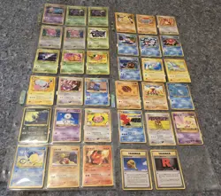 Pokemon Japanese Awakening Legends Neo 3 set 35/57 61% complete 94 cards total - Image 1