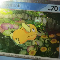 CGC 9 HEAD WHOLE SWIRL 🌀💫 Psyduck MEP 007 Mega Cosmos Holo Promo Pokemon Card - Image 2