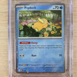 CGC 9 HEAD WHOLE SWIRL 🌀💫 Psyduck MEP 007 Mega Cosmos Holo Promo Pokemon Card - Image 5