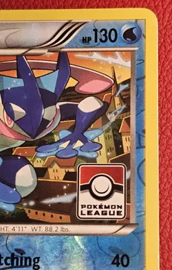 Pokemon TCG League Greninja 40/122 Breakpoint Reverse Holo 3rd Place Prize Card - Image 4