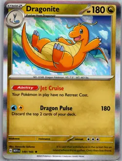 Dragonite 149/165 Holo SV: Scarlet & Violet 151 - Pokemon Card - NM - Image 1