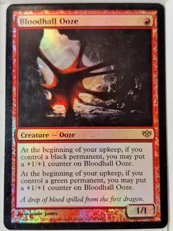 Bloodhall Ooze - FOIL - Conflux - Magic the Gathering MTG Nice! - Image 1