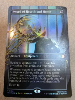 Sword of Hearth and Home - Foil (Borderless) - Teenage Mutant Ninja Turtles Mtg - Image 1