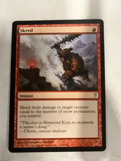 Skred - Coldsnap - Magic the Gathering MTG Nice! - Image 1