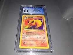 1999 POKEMON FLAREON NON-HOLO JUNGLE UNLIMITED 19/64 CGC 8.5 Card - Image 1