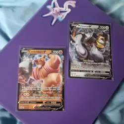 Melmetal V & Conkeldurr Holo V Pokemon Go Card Bundle English pokemon tcg - - Image 1