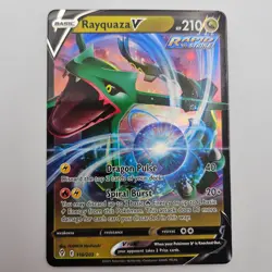 Rayquaza V Holo Evolving Skies 110/203 NM/LP Pokemon TCG - Image 1