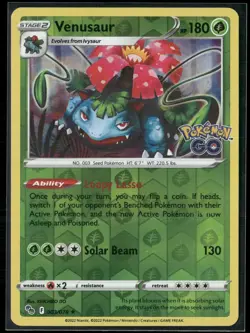 Pokemon - Venusaur 003/078 Reverse Holo Pokemon GO NM - Image 1