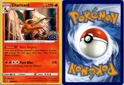 Charizard 010/078 Holo R Pokemon GO Pokemon NM - Image 3