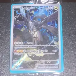 Pokemon N's Zekrom 037 Promo Full Art Basic 130 HP Shred Rampaging Thunder - Image 1