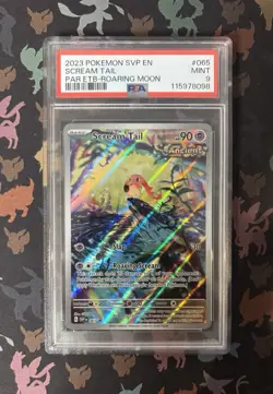 PSA 9 Scream Tail SVP 065 Paradox Rift Elite Trainer Box BSP Promo Roaring Moon - Image 3