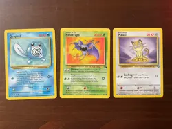3 Card Lot - Foreign - German Pokemon TCG - Mauzi - Quapsel - Nosferapti - LP - Image 1