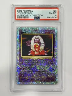 2002 Pokemon Legendary Collection - Jynx Rev.Foil #26 PSA 8 MN-MT - Image 1
