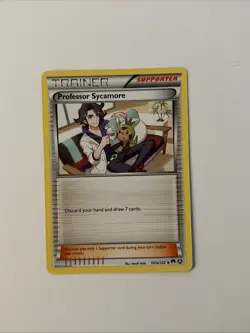 ** 107a/122 Professor Sycamore Pokemon XY Breakpoint NM - Image 1