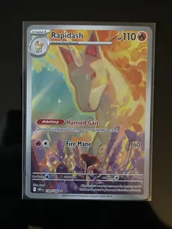 Pokemon Rapidash Sv10 Destined Rivals 189/182 Holo Rare Stage 1 110 HP English - Image 1