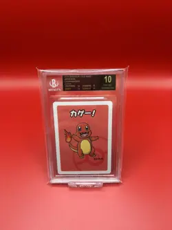 2019 Babanuki Pokemon Old Maid Charmander Japanese BGS 10 Black Label - Image 1