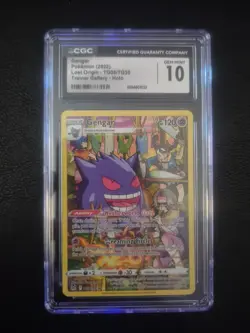 Gengar Pokemon 2022 Lost Origin TG06/TG30 Trainer Gallery CGC 10 Gem Mint TCG - Image 1