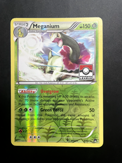 POKEMON MEGANIUM 3/122 REVERSE FOIL PROMO POKEMON LEAGUE NEAR MINT BREAKPOINT - Image 1