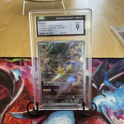 Pokemon TCG Pikachu Art Rare Holo 173/165 Card 151 Sv2a Japanese CGC9 - Image 1