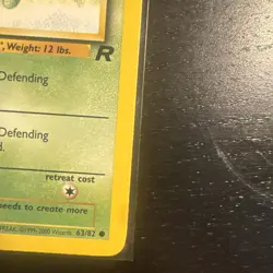 Oddish 63/82 Common WOTC Team Rocket Pokemon Card - Image 4