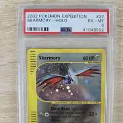 PSA 6 Skarmory 27/165 Expedition Holo Rare 2002 Nintendo Pokemon Card - Image 2