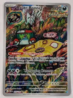 Brute Bonnet IR 207/182 PAR EN Paradox Rift NM Pokemon Card TCG - Image 1