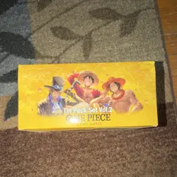 Bandai One Piece Card Game Tin Pack Set Vol.2 English TS-02 Promo Booster Box - Image 1
