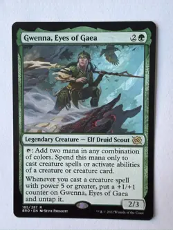1x GWENNA, EYES OF GAEA - Brothers War - MTG - Magic the Gathering - Image 1