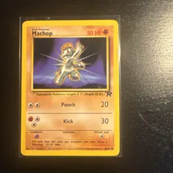 Machop Team Rocket Set 2000 Pokemon Card - 59/82 - Image 1