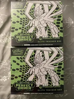 2x Pokemon Perfect Order Pokemon Center ETB Elite Trainer Box New Factory Sealed - Image 1