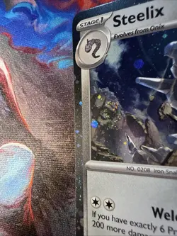 🌀Steelix 093/132 - Cosmos Holo - Perfect Order Promo - Double Swirl 🌀🌀 - Image 4
