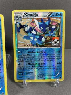 Greninja 040/122 - (Pokemon League) [2nd, 3rd, 4th PLACE] Reverse Holo - Stamped - Image 3