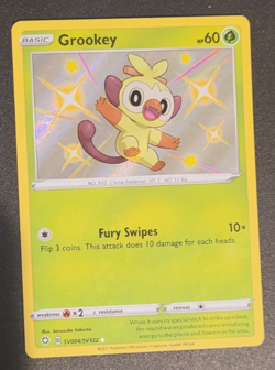 Pokemon Shining Fates Grookey Shiny Vault SV004/SV122 NM/M Condition - Image 1