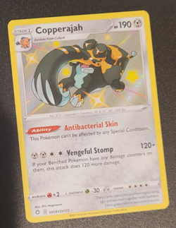 Pokemon Shining Fates Copperajah Shiny Vault SV091/SV122 NM/M Condition - Image 1