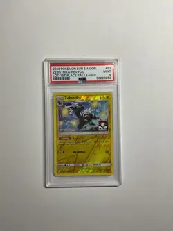 Zebstrika - 82/214 - Pokemon Lost Thunder 1st Place League Promo NM PSA 9 - Image 1