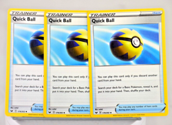 Pokemon TCG Sword & Shield Quick Ball 179/202 Uncommon Regular x3 Playset - Image 1