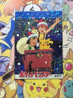 Pokemon Charizard Vintage Pocket Monsters Vending HOLO Prism Sticker 98 Nintendo - Image 3