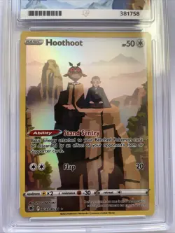 Pokemon Hoothoot 2022 Special Art Astral Radiance TG12/TG30 ACE 8 NM-MT - Image 2