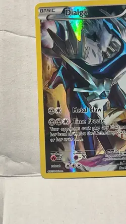 Pokemon Dialga Promo Full Art Holo XY77 XY Basic - Image 3