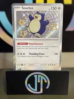 Pokemon TCG : Snorlax PAF EN 202/091 Paldean Fates Baby Shiny Rare NM - Image 1